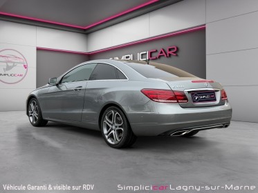 Mercedes classe e coupe 400 3.0 v6 333ch sportline a - entretien mercedes toit ouvrant garantie 12 mois occasion simplicicar...