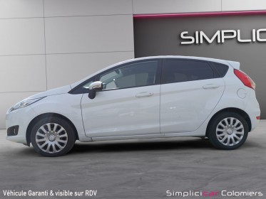 Ford fiesta 1.5 tdci 75 ss white occasion simplicicar colomiers  simplicicar simplicibike france