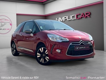 Ds ds 3 so chic 110 ss bvm5 occasion simplicicar pontarlier simplicicar simplicibike france