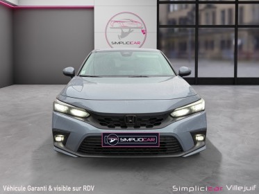 Honda civic e:hev 2.0 i-mmd 184 cv advance 1 ère main, toit ouvrant, carplay, sièges electriques, garantie honda occasion...