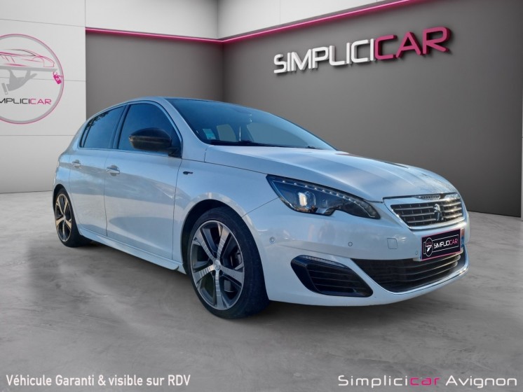 Peugeot 308 2.0 bluehdi 180ch ss eat6 gt toit pano pack assit camera vidange distri batterie  pneu occasion avignon (84)...