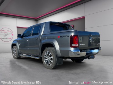 Volkswagen amarok double cabine c 3.0 tdi 258 bva8 4motion 4x4 permanent aventura occasion simplicicar marignane  simplicicar...