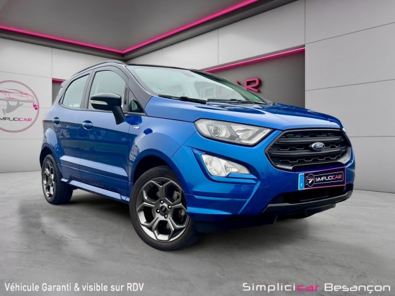 Ford ecosport 1.0 ecoboost 125ch ss bvm6 st-line / gps / radar ar occasion simplicicar besanÇon simplicicar simplicibike...