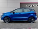 Ford ecosport 1.0 ecoboost 125ch ss bvm6 st-line / gps / radar ar occasion simplicicar besanÇon simplicicar simplicibike...