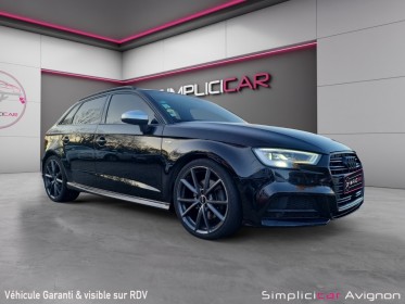 Audi a3 sportback 2.0 tdi 184 s tronic 7 quattro s line full black matrix leds volant carbone toit pano full cuir occasion...