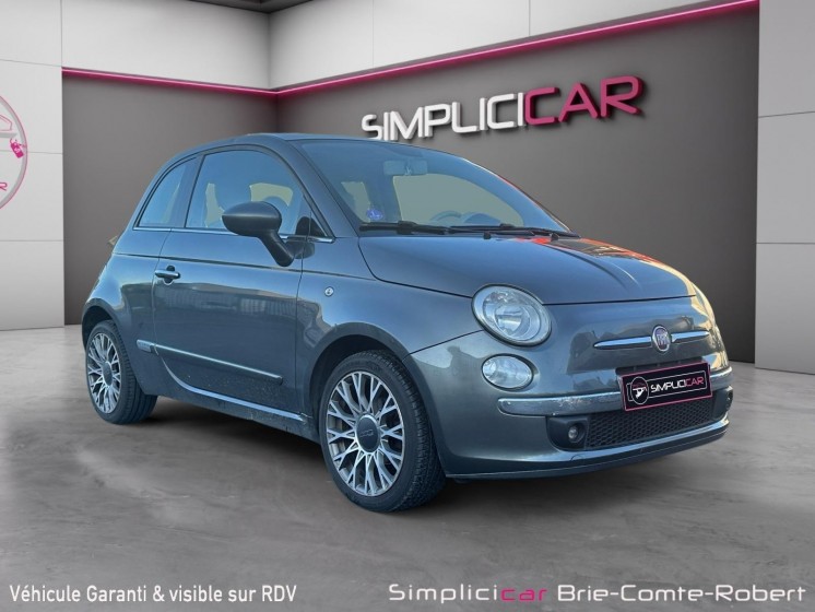 Fiat 500 1.2 8v 69 ch lounge dualogic occasion simplicicar brie-comte-robert simplicicar simplicibike france