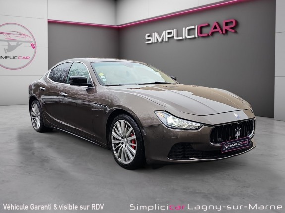 Maserati ghibli 3.0 v6 275 d a occasion simplicicar lagny  simplicicar simplicibike france