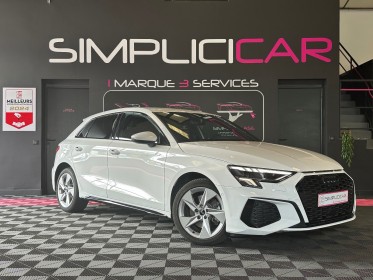 Audi a3 sportback audi a3 40 tfsie 204 s tronic 6 s line - garantie-12-mois - occasion  simplicicar aix les bains simplicicar...