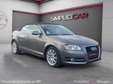 Audi a3 cabriolet 1.8 tfsi 160 ch ambition luxe s-tronic révisé  garanti 12 mois occasion simplicicar royan simplicicar...