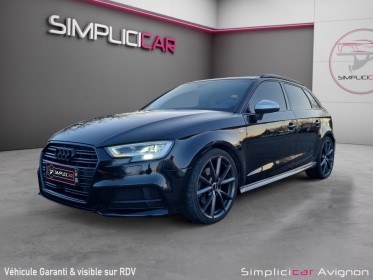 Audi a3 sportback 2.0 tdi 184 s tronic 7 quattro s line full black matrix leds volant carbone toit pano full cuir occasion...