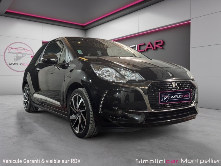 Ds ds 3 so chic 110ch courroie changee - boite automatique / carplay / caméra de recul occasion montpellier (34) simplicicar...