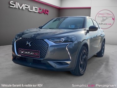 Ds ds3 crossback bluehdi 130 eat8 grand chic - sièges chauffants, carplay, affichage tête haute - garantie constructeur...