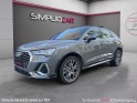 Audi q3 sportback 45 tfsie  245 ch s line / sline / toit ouvrant / sièges electrique / angle mort occasion...