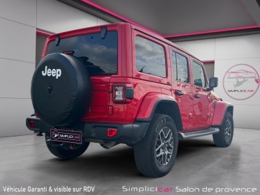 Jeep wrangler my21 4xe  phev 4x4 sahara/pack hiver/camera av/ar/attelage/toit ouvrant panoramique occasion simplicicar salon...