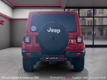 Jeep wrangler my21 4xe  phev 4x4 sahara/pack hiver/camera av/ar/attelage/toit ouvrant panoramique occasion simplicicar salon...