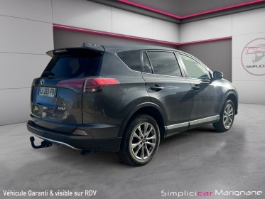 Toyota rav4 143 d-4d 2wd lounge garantie 12 mois toutes options / camera 360 / attelage / cuir chauffants / suivi complet...