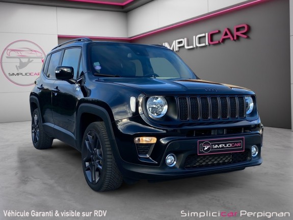 Jeep renegade 1.3 turbo t4 240 ch phev at6 4xe eawd s - 1er main, sièges électriques, carplay - garantie 12 mois occasion...