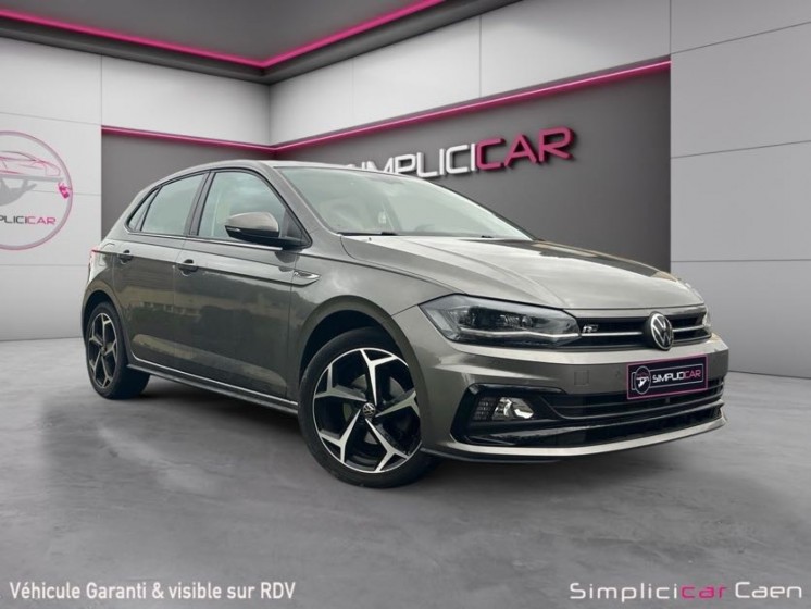 Volkswagen polo 1.0 tsi 110 ss bvm6 r-line, garantie 12 mois, caméra de recul, carplay sans fil. occasion simplicicar caen ...