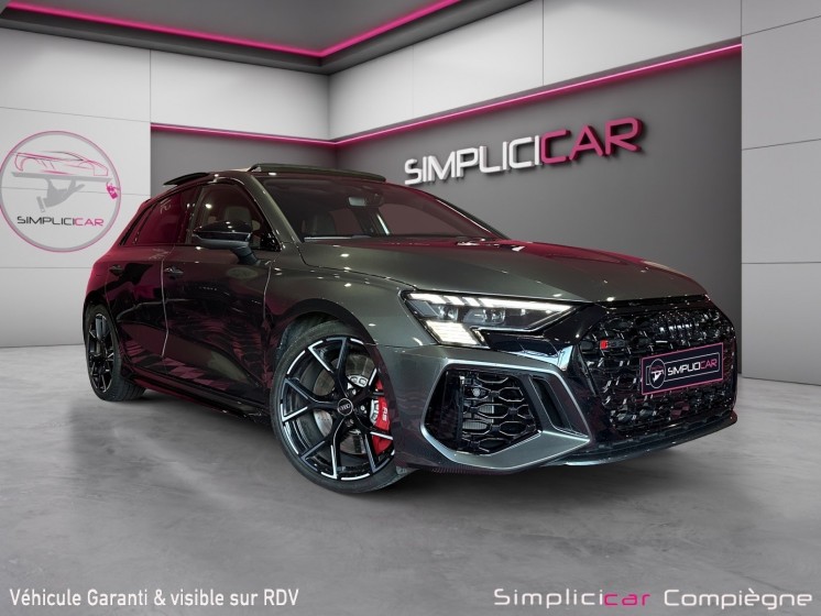 Audi rs3 sportback 400ch quattro - daytona - carbone - full - immat fr - occasion simplicicar compiegne simplicicar...