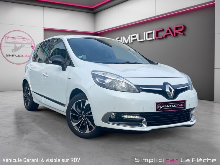 Renault scenic bose 1.5 dci 130 - 1ère main - entretien complet occasion simplicicar la fleche simplicicar simplicibike france