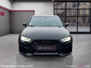 Audi rs3 sportback 2.5 tfsi 400 s tronic 7 quattro / suivi complet audi occasion simplicicar lille  simplicicar simplicibike...