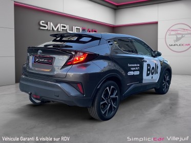 Toyota c-hr hybride mc19 1.8l dynamic, caméra de recul, carplay, garantie 12 mois occasion simplicicar villejuif ...