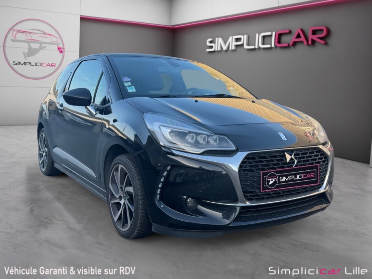 Ds ds 3 110 ss bvm5 black lézard occasion simplicicar lille  simplicicar simplicibike france