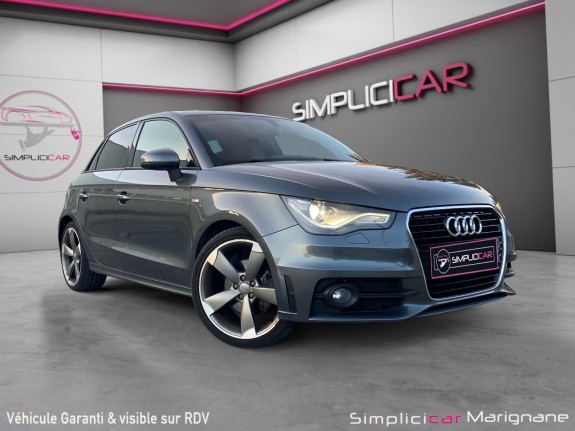 Audi a1 sportback 1.4 tfsi 122 s line sieges chauffants/radar ar/mot. a chaine - garantie 12 mois - occasion simplicicar...