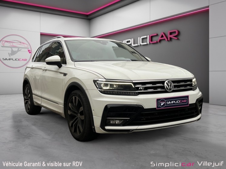 Volkswagen tiguan 2.0 tdi 150 dsg7 4motion black r-line occasion simplicicar villejuif  simplicicar simplicibike france