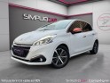 Peugeot 208 roland garros 1.6 100ch - toit pano  - camera - blanc mate - occasion simplicicar compiegne simplicicar...