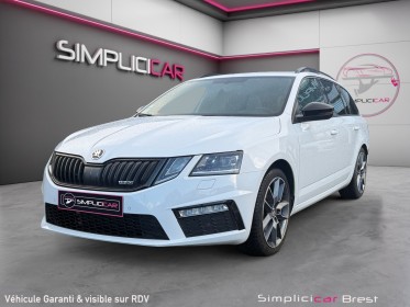 Skoda octavia combi 2.0 tdi 184 ch cr fap dsg6 rs - attelage - distri ok occasion simplicicar brest simplicicar simplicibike...