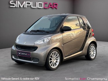 Smart fortwo passion 84 cv turbo faible kilométrage- sièges cuir chauffant - toit panoramique -jantes alu occasion...