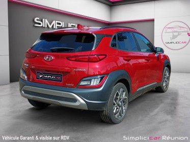 Hyundai kona hybrid 1.6 gdi 141 ch creative occasion réunion ville st pierre simplicicar simplicibike france