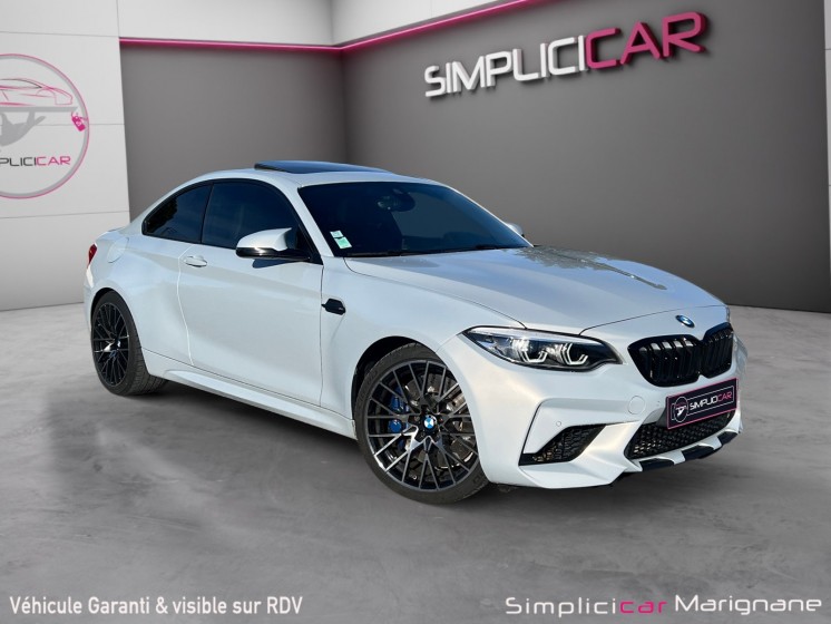 Bmw m2 competition f87 410 ch m dkg7 gris hockenheim francaise suivi bmw complet harman kardon toit ouvrant garantie 12 mois...