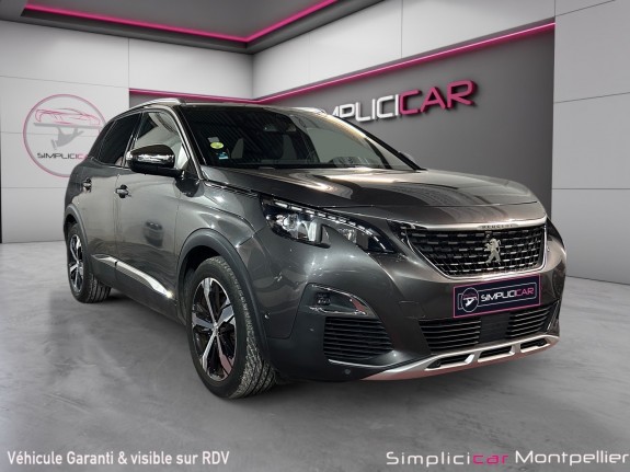 Peugeot 3008 gt 180 ch bluehdi ss eat8 attelage carplay camera de recul 360 occasion montpellier (34) simplicicar...