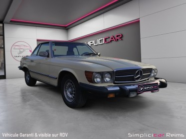 Mercedes-benz sl r107 3.8 v8 204 ch 380 sl cabriolet et hardtop occasion simplicicar reims simplicicar simplicibike france