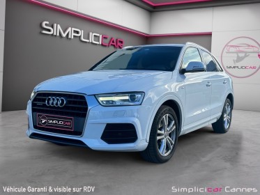 Audi q3 q3 2.0 tdi 184 ch s tronic 7 quattro s line occasion simplicicar frejus  simplicicar simplicibike france