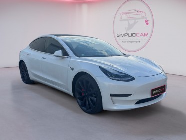 Tesla model 3 performance dual motor 79 kwh full self drive occasion simplicicar orgeval  simplicicar simplicibike france