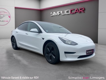 Tesla model 3 grande autonomie  awd occasion simplicicar limoges  simplicicar simplicibike france