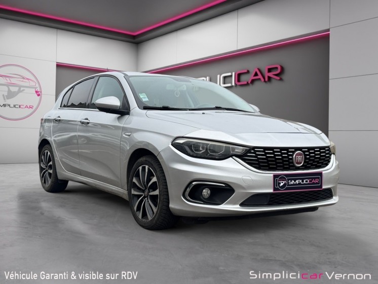 Fiat tipo 5 portes 1.4 t-jet 120 ch start/stop lounge  garantie 12 mois occasion simplicicar vernon simplicicar simplicibike...