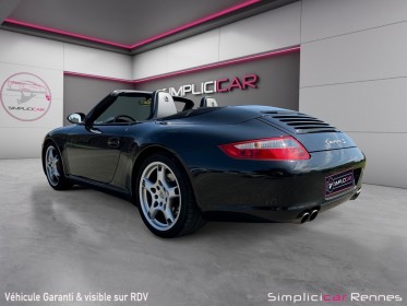 Porsche 911 carrera cabriolet 997 cabriolet 3.8i s tiptronic s a, 26cv, becquet arrière occasion simplicicar rennes...