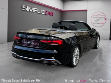 Audi a5 cabriolet 40 tfsi 190 s line garantie 12 mois / camÉra de recul-siÈges chauffant et ventilÉ-virtual cockpit...