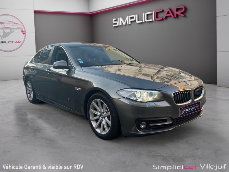 Bmw serie 5 f10 lci 520d xdrive 184 ch luxury a, entretient bmw, garantie 12 mois, camera de recul occasion simplicicar...