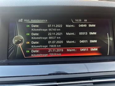 Bmw serie 5 f10 lci 520d xdrive 184 ch luxury a, entretient bmw, garantie 12 mois, camera de recul occasion simplicicar...