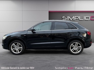 Audi q3 q3 2.0 tdi 177 ch quattro s line s tronic 7 occasion paris 17ème (75)(porte maillot) simplicicar simplicibike france