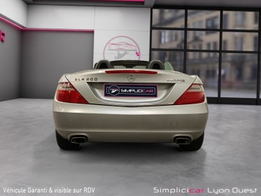 Mercedes slk 200 k blueefficiency a - garantie 12 mois occasion simplicicar lyon ouest simplicicar simplicibike france