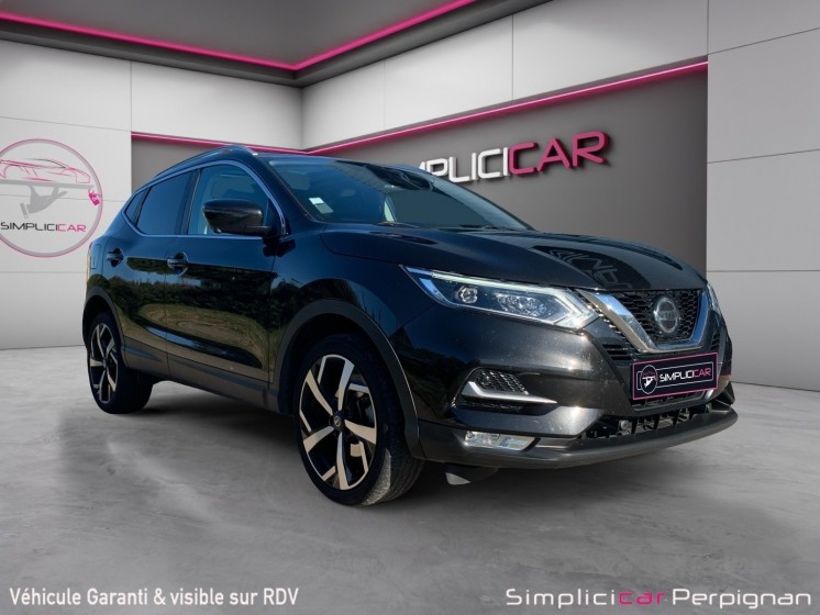 Nissan qashqai 2019 1.3 dig-t 160 ch tekna garantie 12 mois caméra/toit pano/démarrage sans clef/carplay occasion...