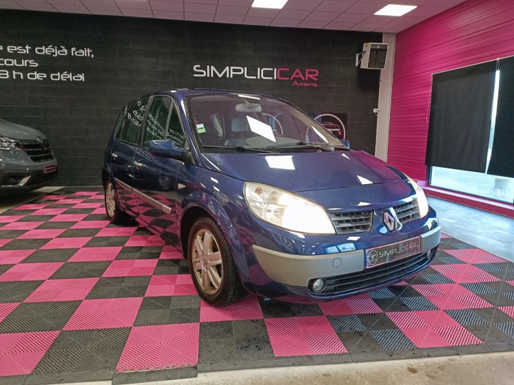 Renault scenic ii 1.6 16v confort authentique - garantie 1 an - ct ok - courroie de distribution ok - intérieur cuir...