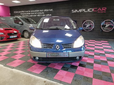 Renault scenic ii 1.6 16v confort authentique - garantie 1 an - ct ok - courroie de distribution ok - intérieur cuir...