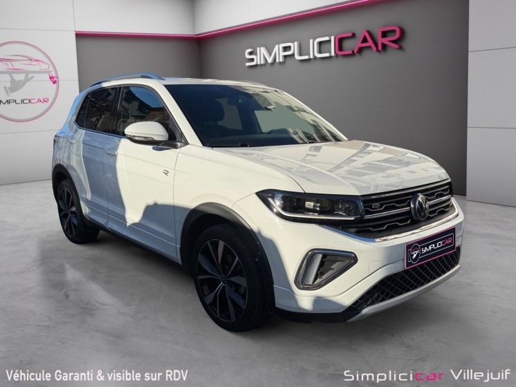 Volkswagen t-cross nouveau 1.0 tsi 116 ch dsg7 r-line carplay, caméra recul, garantie constructeur occasion simplicicar...